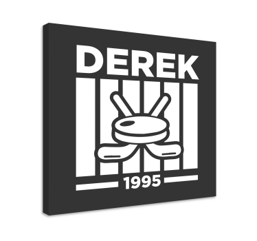 Tableau ados conception de hockey personnalisée - TenStickers