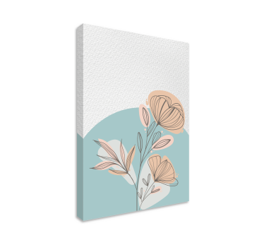 Tableau fleurs et plantes arrangement élégant et stylisé - TenStickers
