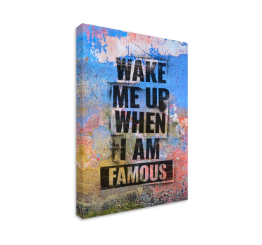 Tableau texte citation style pochoir - TenStickers