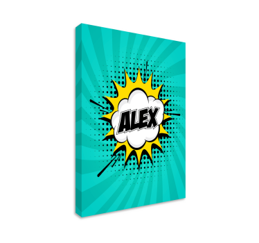 Tableau bulle de BD personnalisable - TenStickers