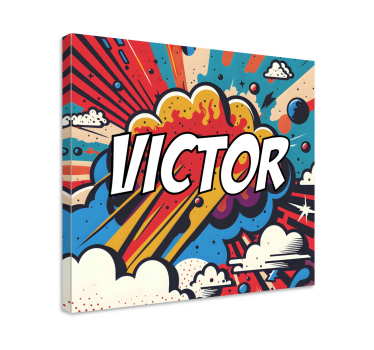 Tableau motif Pop Art personnalisable - TenStickers