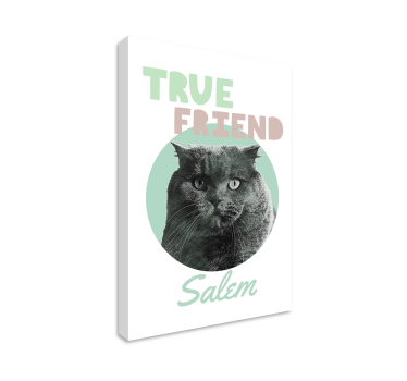 Tableau personnalisable animal True friend - TenStickers