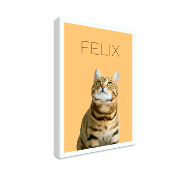 Tableau portrait animal de compagnie personnalisable - TenStickers