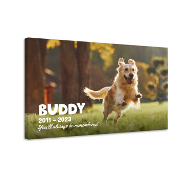 tableau épitaphe pour animal de compagnie personnalisable - TenStickers
