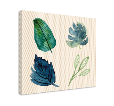 Tableau salon feuilles tropicales - TenStickers