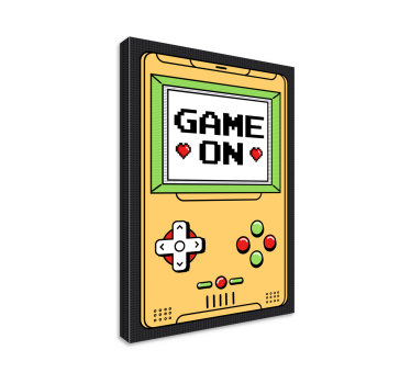 Tableau console jeux vidéo rétro - TenStickers