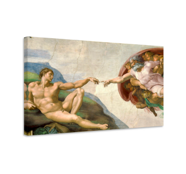Tableau art la création d'Adam peinture - TenStickers