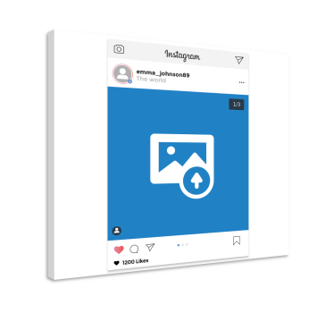Tableau photo personnalisé page Instagram - TenStickers