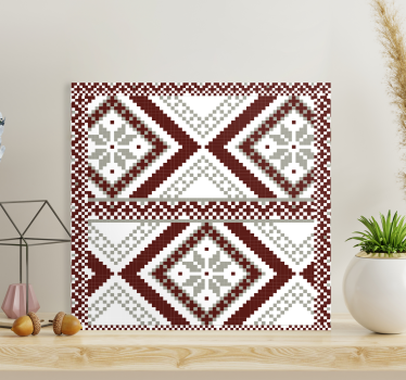 Tableau moderne concept de diamant géométrique - TenStickers