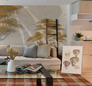 Tableau fleurs et plantes collection de champignons - TenStickers