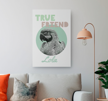 Tableau personnalisable animal True friend - TenStickers