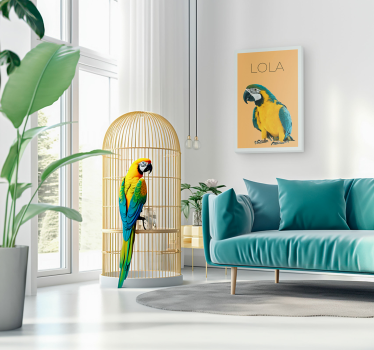 Tableau portrait animal de compagnie personnalisable - TenStickers