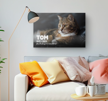 tableau épitaphe pour animal de compagnie personnalisable - TenStickers