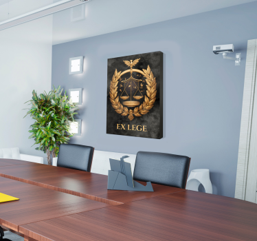 Tableau bureau Équilibre de la justice - TenStickers