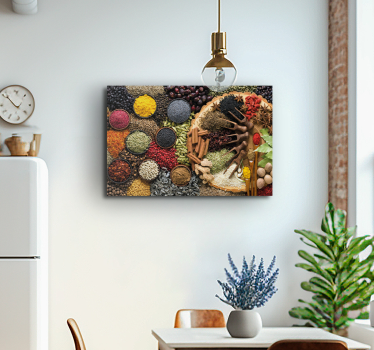 Tableau bar épices de couleur - TenStickers