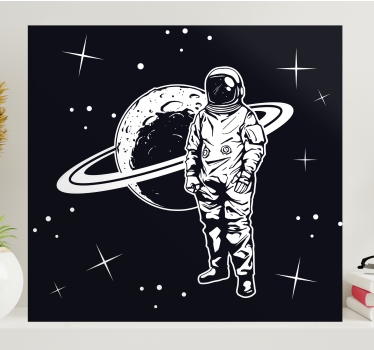 Cadre jeux vidéo cosmonautes en orbite - TenStickers