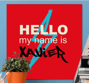 Tableau abc art d'introduction au nom - TenStickers
