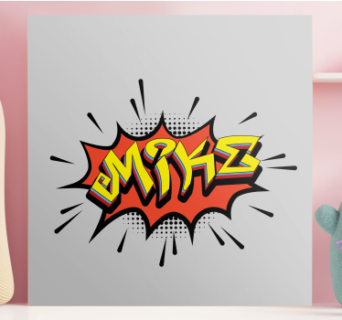 Tableau abc style d'Écriture comic - TenStickers