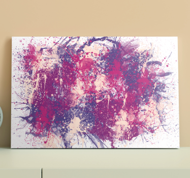 Tableau abstrait éclaboussure dynamique - TenStickers