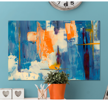 Tableau abstrait éclaboussures de tableau nordique - TenStickers