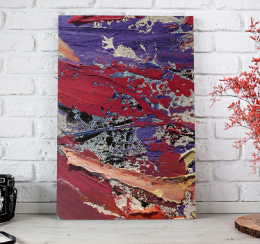 Tableau abstrait flux de couleurs dynamiques - TenStickers