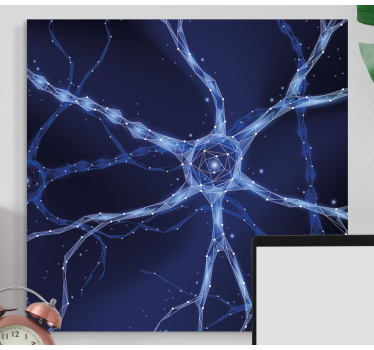 Tableau abstrait Neurones cérébraux - TenStickers