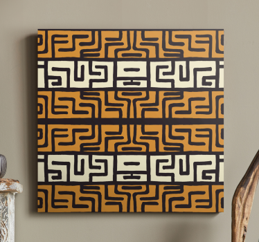 Tableau abstrait sticker abstrait de style africain - TenStickers