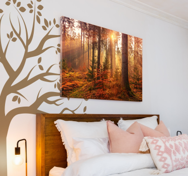 Tableau arbres sérénité de la forêt - TenStickers