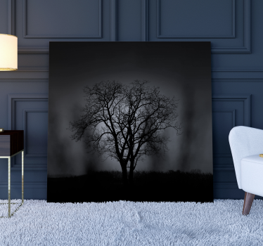 Tableau arbres silhouette d'arbre - TenStickers