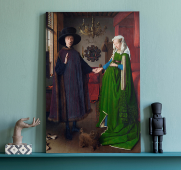 Tableau art Les Époux Arnolfini Jan van Eyck - TenStickers