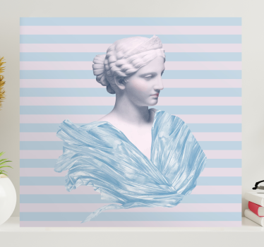Tableau art buste de figure classique - TenStickers