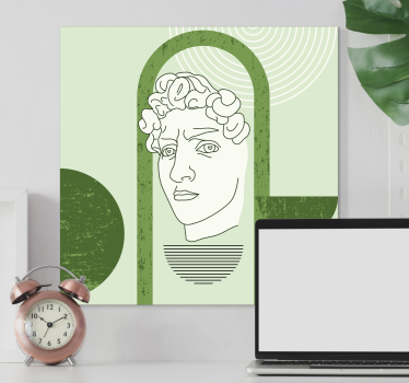 Tableau art figure humaine stylisée - TenStickers