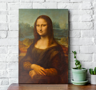 Tableau art La Joconde de Léonard de Vinci - TenStickers