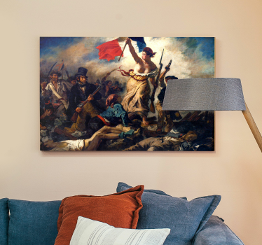 Tableau art La Liberté guidant le peuple - TenStickers