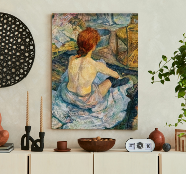 Tableau art la Toilette Toulouse-Lautrec - TenStickers