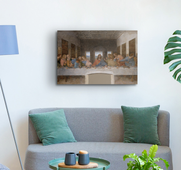 Tableau art peinture La Cène Léonard de Vinci - TenStickers