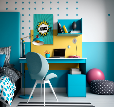 Tableau bulle de BD personnalisable - TenStickers