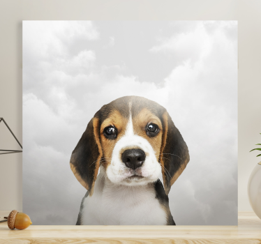 Tableau chiens portrait de beagle - TenStickers