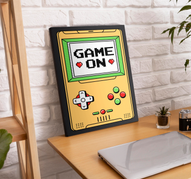 Tableau console jeux vidéo rétro - TenStickers