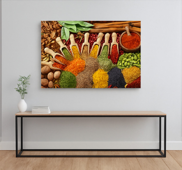Tableau cuisine conception d'épices réalistes - TenStickers
