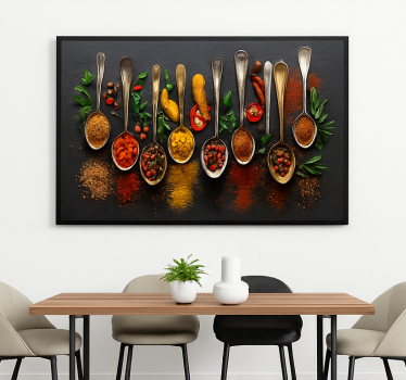 Tableau cuisine épices modernes - TenStickers