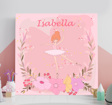 Tableau danseuse étoiles avec nom - TenStickers
