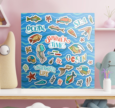 Tableau mer aventure océanique - TenStickers