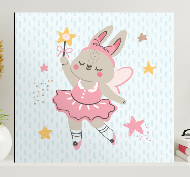 Tableau de personne fée du ballet lapin - TenStickers