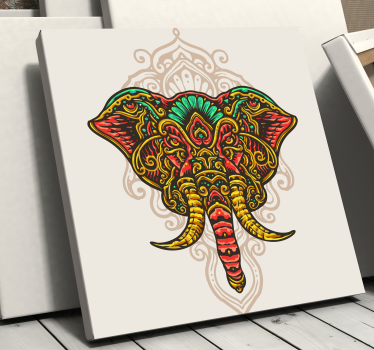 Tableau éléphants motif éléphant complexe - TenStickers