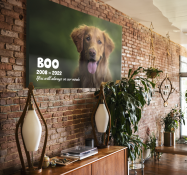 tableau épitaphe pour animal de compagnie personnalisable - TenStickers