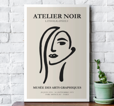 Tableau exposition lithographie art - TenStickers