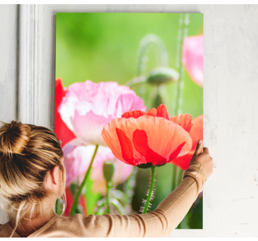 Tableau fleurs et plantes bouquet de coquelicots colorés - TenStickers
