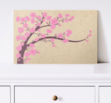 Tableau fleurs et plantes branche de fleur de cerisier - TenStickers