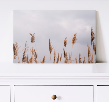 Tableau fleurs et plantes brins d'herbe élevés - TenStickers